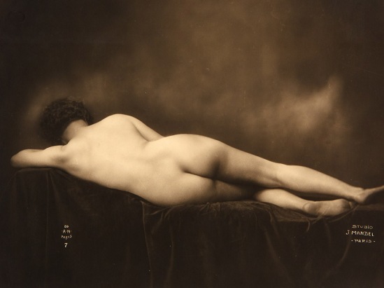 Julien Mandel  -  ( A Noyer editeur)- Etude de nu, 1930  - Nue Féminin de Dos Vers 1910-20