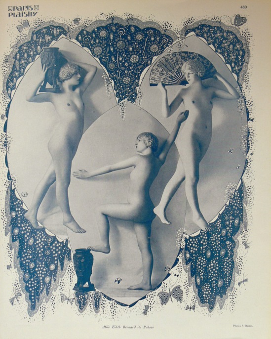 F. Bertin- Melle Edith Bernard au Palace, Paris, for Paris Plaisir April 1925, issue 34