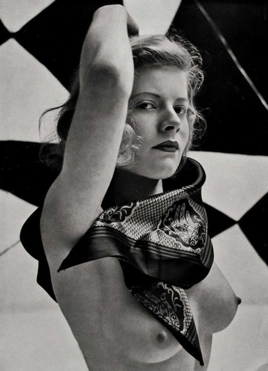 Zoltán Verre Femme étude nue., 1950.
