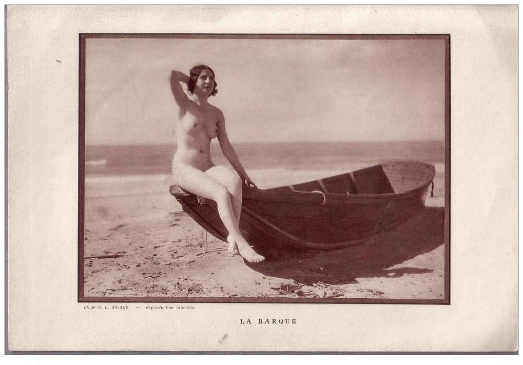 Etude G. L Arlaud - La Barque, 1930