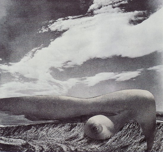 Karel Teige- Collage #346, 1948. (c) Nachlass Karel Teige