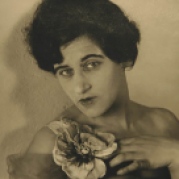 Grete Stern, Self-Portrait with flower 1935 &